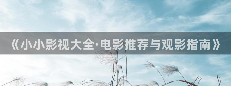 嫩草私人影视：《小小影视大全·电影推荐与观影指南》
