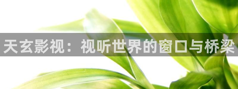 国产精品嫩草影院123：天玄影视：视听世界的窗口与桥梁